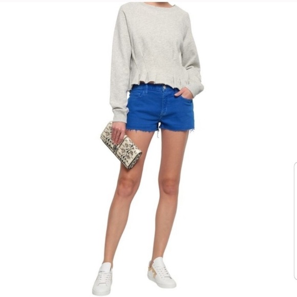 Current/Elliot Raw Hem Boyfriend Shorts - Picture 1 of 6
